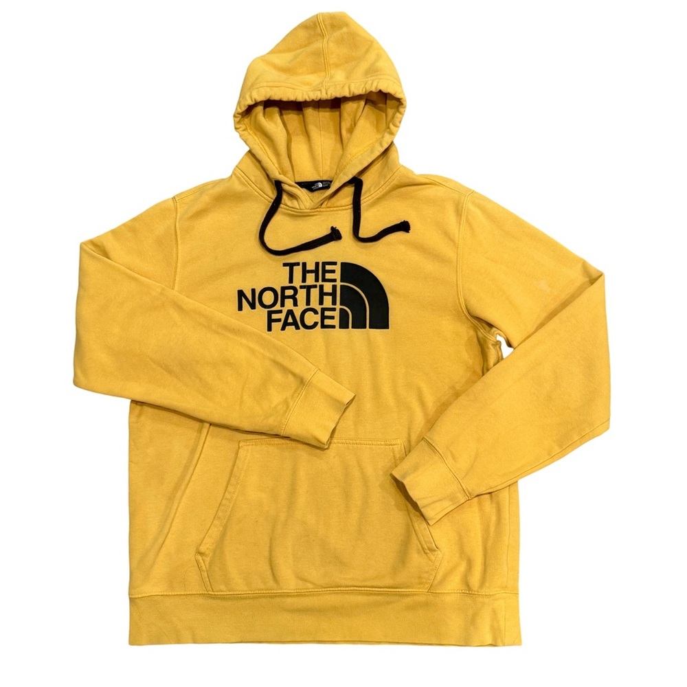 The North Face Yellow/Gold Hoodie Sweatshirt Mens M